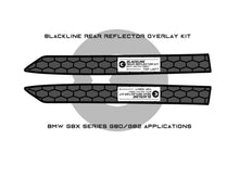 Load image into Gallery viewer, BMW M3 / M4 Competition 2021+ (G80/G82) BLACKLINE Rear Reflector Overlay Kit