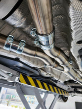 Load image into Gallery viewer, MAD BMW G8x M3 M4 S58 Resonated Single Midpipe (Brace Included)