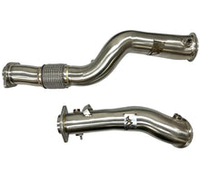 Load image into Gallery viewer, MAD BMW 2021+ S58 G80 G82 G83 G87 M3 M4 M2 3.5" Downpipes Catless Hydroformed