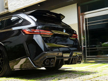 Load image into Gallery viewer, SQ-Aero Dry Carbon Fiber Rear Bumper Reflector Trim Set - G90 M5 & G99 M5 Touring