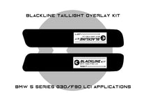 Load image into Gallery viewer, BMW 5 Series 2021+ (G30/F90 LCI) BLACKLINE Taillight Overlay Kit