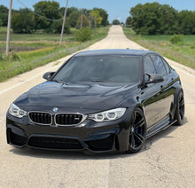 Load image into Gallery viewer, F8x M3/M4 PSM Style Carbon Fiber Side Skirt Extensions (Flat Version)