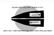 Load image into Gallery viewer, BMW X3 Series X3M Competition 2018-2021 (G01/F97) BLACKLINE Taillight Overlay Kit