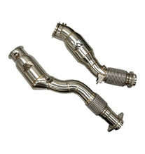 Load image into Gallery viewer, MAD BMW S58 X3M X4M Catted High Flow 200 cell Downpipes