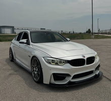 Load image into Gallery viewer, F8x M3/M4 PSM Style Carbon Fiber Side Skirt Extensions (Flat Version)