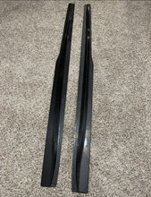 Load image into Gallery viewer, F8x M3/M4 PSM Style Carbon Fiber Side Skirt Extensions (Flat Version)