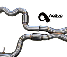 Load image into Gallery viewer, Active Autowerke G80/G82 M3/M4 Signature Equal Length mid-pipe with G-brace