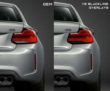 Load image into Gallery viewer, BMW 2 Series M2 Competition 2018-2020 (F22/F87 LCI) BLACKLINE Taillight Overlay Kit
