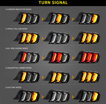 Load image into Gallery viewer, S550 Ford Mustang 15-23 6th Gen LED Tail Lights with Sequential Turn Signals