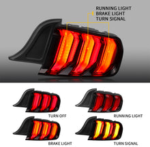 Load image into Gallery viewer, S550 Ford Mustang 15-23 6th Gen LED Tail Lights with Sequential Turn Signals