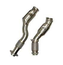 Load image into Gallery viewer, MAD BMW S58 X3M X4M Catted High Flow 200 cell Downpipes