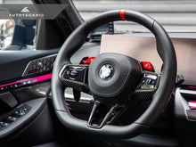 Load image into Gallery viewer, AutoTecknic Carbon Fiber Steering Wheel Trim - G90 / G99 M5