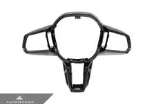 Load image into Gallery viewer, AutoTecknic Carbon Fiber Steering Wheel Trim - G90 / G99 M5