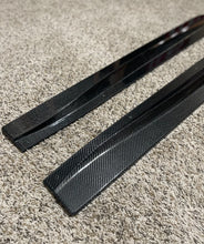 Load image into Gallery viewer, F8x M3/M4 PSM Style Carbon Fiber Side Skirt Extensions (Flat Version)