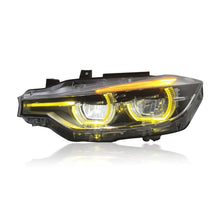 Load image into Gallery viewer, F30/F31 3 Series LCI Style V2 Yellow/White LED Headlights (2012 - 2019)