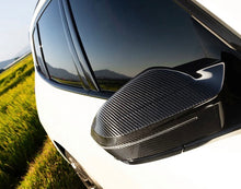 Load image into Gallery viewer, AutoTecknic M-Inspired Dry Carbon Mirror Cap Set - G45 X3