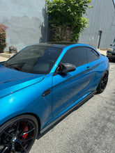 Load image into Gallery viewer, F87 BMW M2 V3 Carbon Fiber Side Skirt Extensions