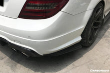 Load image into Gallery viewer, W204 C63 AMG RZS Style Carbon Fiber Rear Bumper Extensions