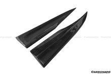 Load image into Gallery viewer, W204 C63 AMG RZS Style Carbon Fiber Rear Bumper Extensions