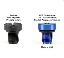 Load image into Gallery viewer, HPS Performance Titanium Coolant Bleed Screw for BMW
