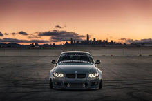 Load image into Gallery viewer, front view of BMW E92 with Custom Wide Body Kit
