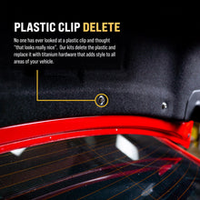 Load image into Gallery viewer, Dress Up Bolts Titanium Hardware Trunk Kit - BMW G80 M3 (2021+)