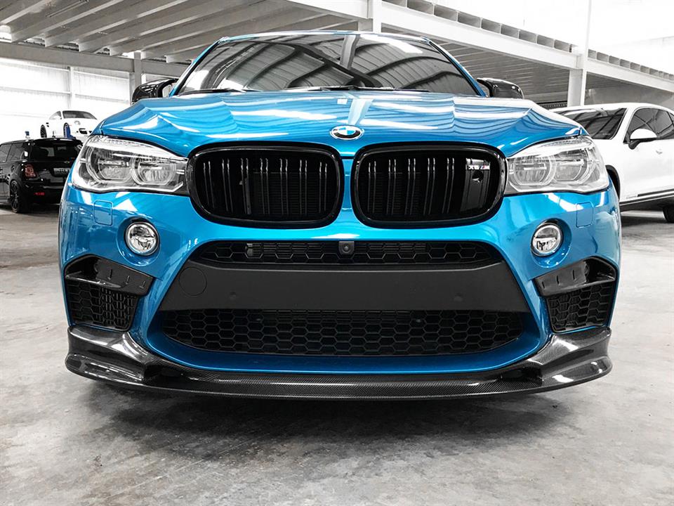 BMW X5/X6 M 3D Style Carbon Fiber Front Lip