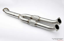 Load image into Gallery viewer, VRSF Nissan GTR 3.5″ Stainless Steel Midpipe