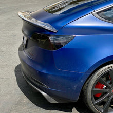Load image into Gallery viewer, Tesla Model 3 V Style Carbon Fiber Trunk Spoiler
