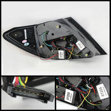 Load image into Gallery viewer, SPYDER MERCEDES BENZ W204 C-CLASS LED TAIL LIGHTS - BLACK