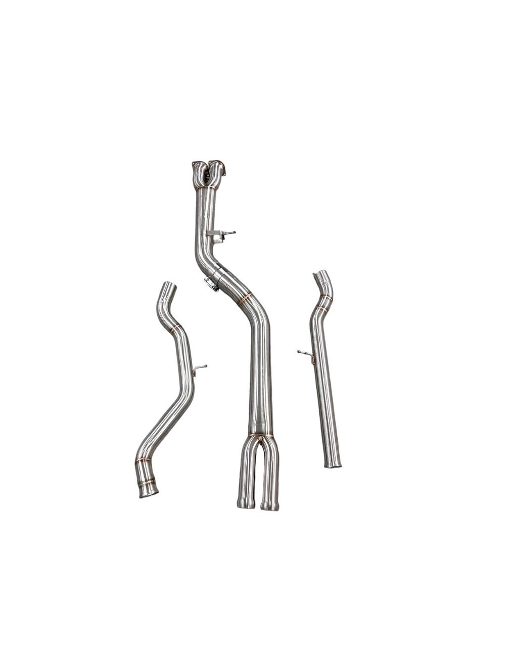 MAD BMW F8x M3 M4 S55 Single Midpipe (Brace Included)