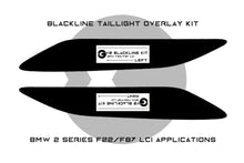 Load image into Gallery viewer, BMW 2 Series M2 Competition 2018-2020 (F22/F87 LCI) BLACKLINE Taillight Overlay Kit
