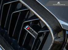 Load image into Gallery viewer, F90 M5 LCI AutoTecknic Replacement Dry Carbon Grille Surround
