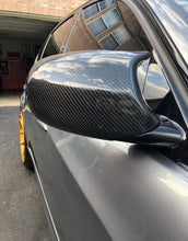 Load image into Gallery viewer, BMW E9x Carbon Fiber M Style Mirror Caps
