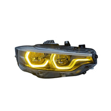 Load image into Gallery viewer, BMW F8x M3/ M4 &amp; F32 Ikon Style Tricolor Yellow/White/Amber Headlights 1 to 1 (2014 - 2020)
