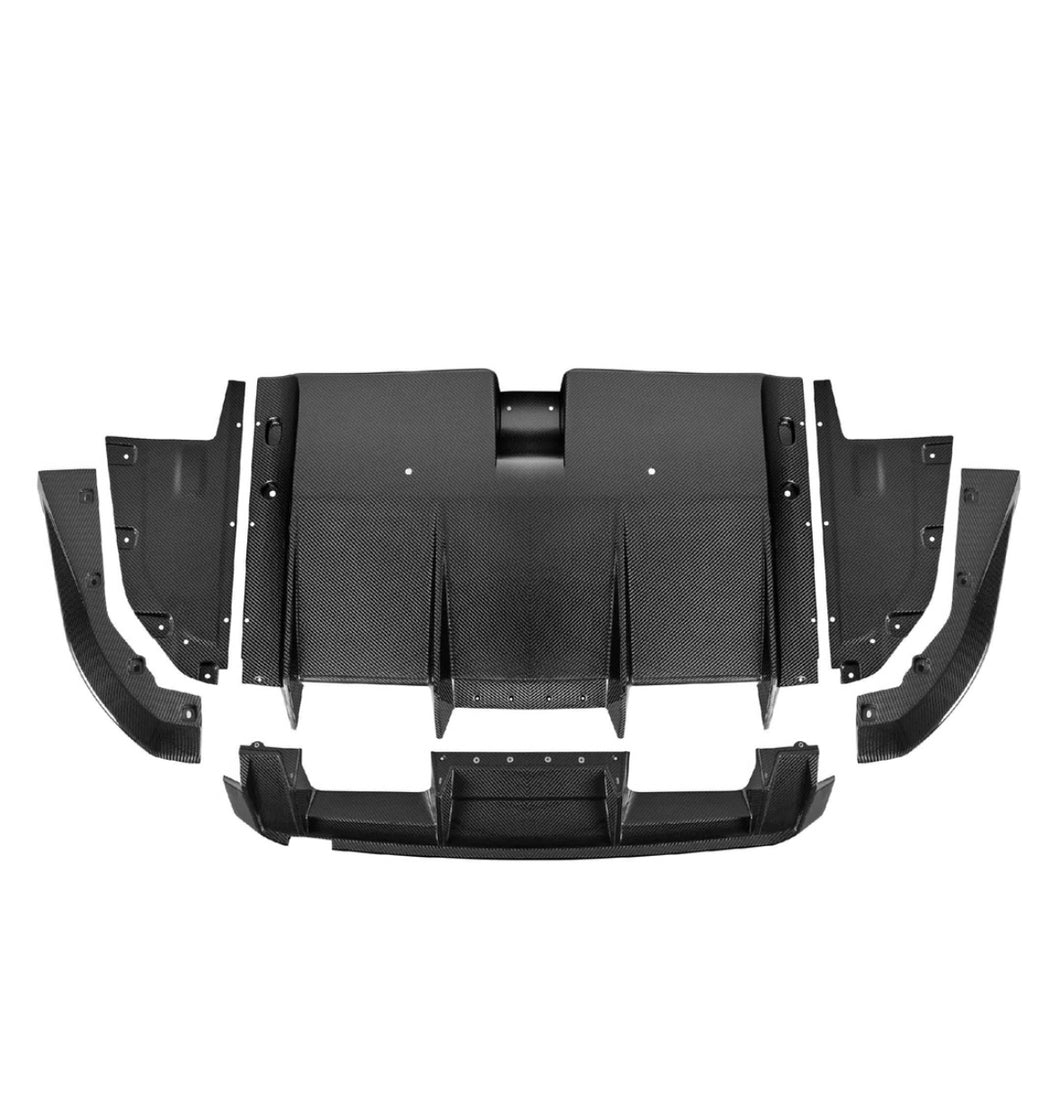 G8x BMW M3/M4 7 Piece Carbon Fiber Diffuser