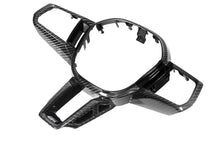 Load image into Gallery viewer, AutoTecknic Carbon Fiber Steering Wheel Trim - G90 / G99 M5
