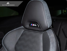 Load image into Gallery viewer, BMW Dry Carbon Fiber Seat Badge Trim (Autotecknic)
