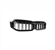 Load image into Gallery viewer, BMW G20 3 Series Autotecknic Dual-Slat Glazing Black Front Grills
