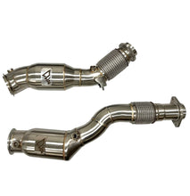 Load image into Gallery viewer, MAD BMW S58 X3M X4M Catted High Flow 200 cell Downpipes
