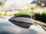 AutoTecknic Dry Carbon Roof Antenna Cover (E82 1-Series | E90 3-Series Sedan | E92 3-Series Coupe Including M3)