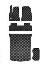 Load image into Gallery viewer, P2M Tesla Model 3 Complete 5PCS Checkered Floor Mats: Dark Grey
