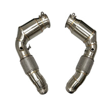 Load image into Gallery viewer, MAD BMW 2024+ S68 Primary Catted Downpipes | G90 G99 M5, F95 F96 X5M/X6M &amp; G05/G06/G07/G09
