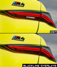 Load image into Gallery viewer, BMW 4 Series M4 Competition 2021+ (G22/G82 Pre LCI) BLACKLINE Taillight Overlay Kit
