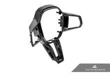 Load image into Gallery viewer, AutoTecknic Carbon Fiber Steering Wheel Trim - G90 / G99 M5
