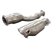 Load image into Gallery viewer, MAD BMW S58 Catted Downpipes M3 M4 G80 G82 G83 W/ No CEL Guarantee &amp; Flex Section
