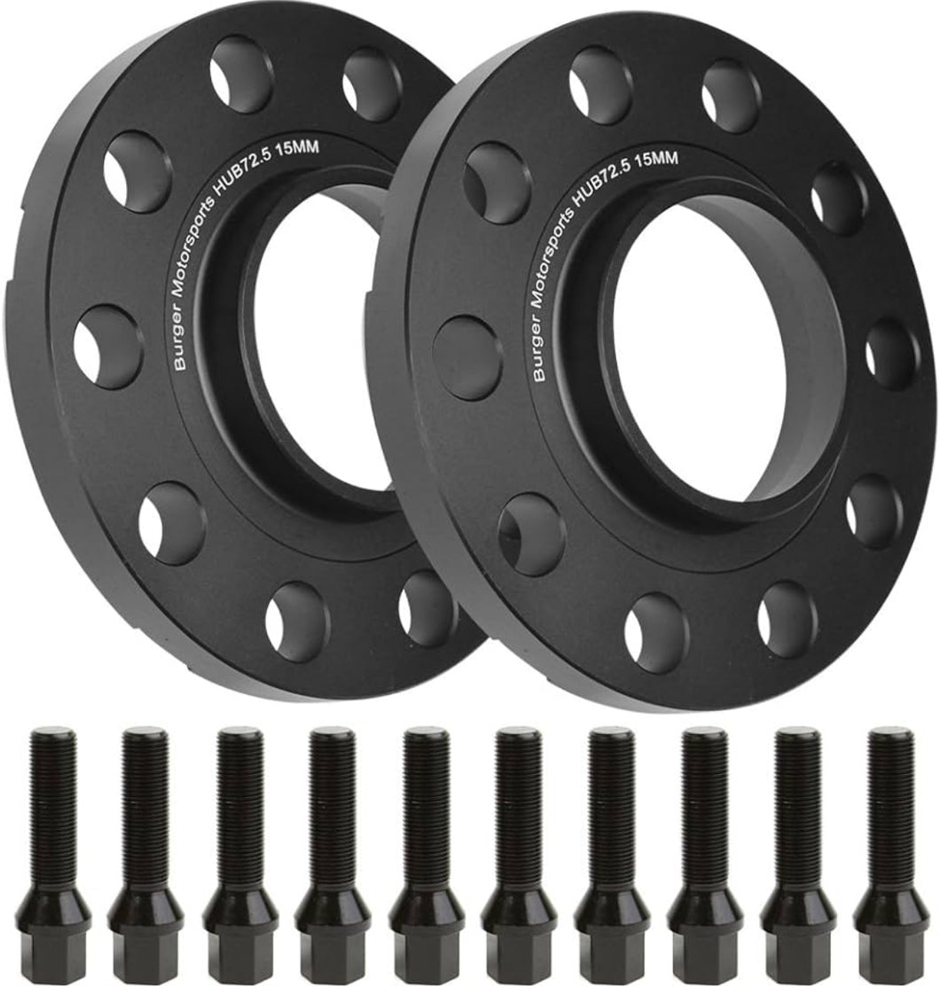BMS G Series BMW Wheel Spacers W/ 10 Extended Bolts (Pair)