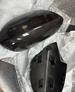 E9x BMW M3 Carbon Fiber Mirror Caps (1x1 Weave)