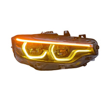 Load image into Gallery viewer, BMW F8x M3/ M4 &amp; F32 Ikon Style Tricolor Yellow/White/Amber Headlights 1 to 1 (2014 - 2020)
