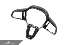 Load image into Gallery viewer, AutoTecknic Carbon Fiber Steering Wheel Trim - G90 / G99 M5
